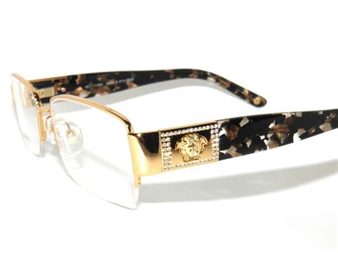 versace gold frame eyeglasses